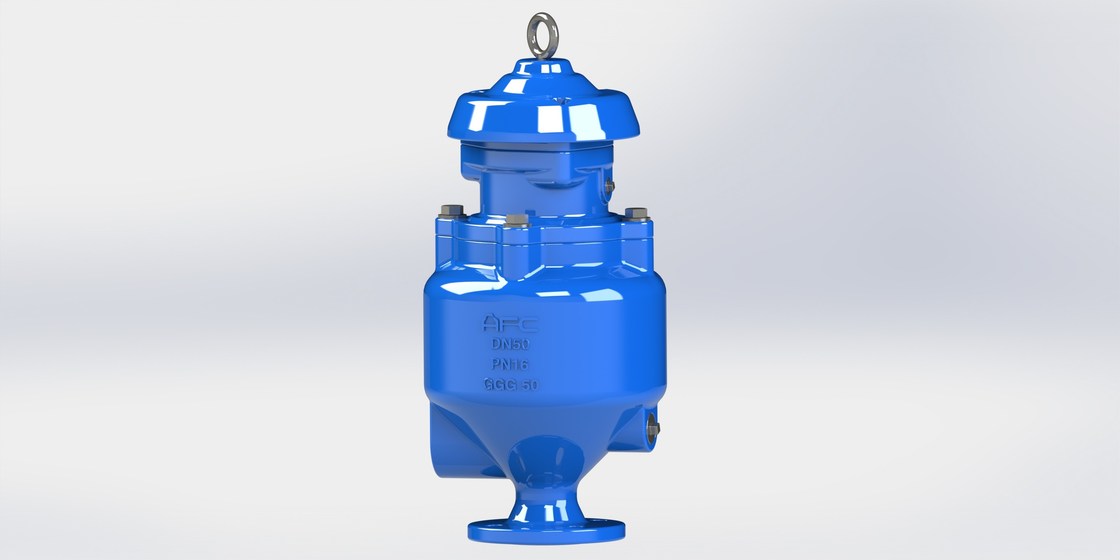 Kołnierzowy zawór odpowietrzający typu kombinowanego, w pełni pokryty epoksydem termojądrowym