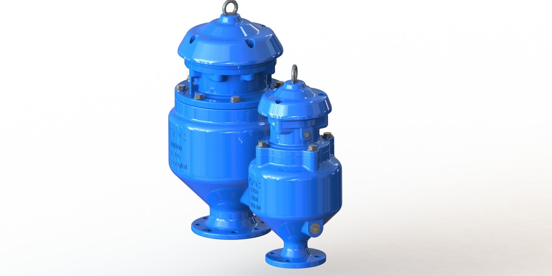 Full Flow Area Sewage Air Release Valve With Fusion Bonded Epoxy Coating