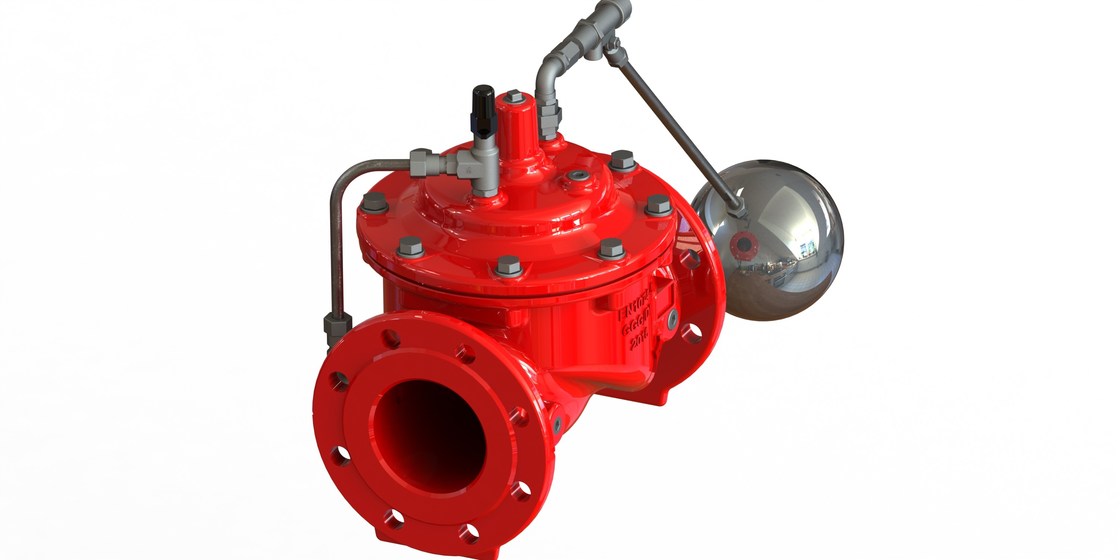 Zawór pływakowy zbiornika wody z korpusem z żeliwa sferoidalnego DN50 - DN800 Opcjonalnie
