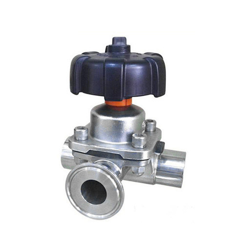 Руководство/пневматический санитарный мембранный клапан, тип трехсторонний мембранный клапан t