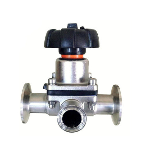 Руководство/пневматический санитарный мембранный клапан, тип трехсторонний мембранный клапан t