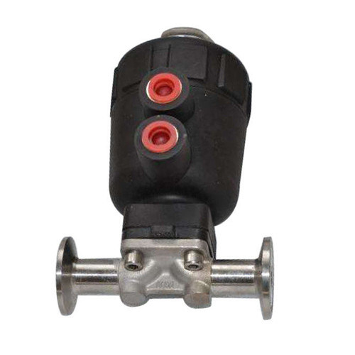 Υγειονομικός βαθμός βαλβίδων διαφραγμάτων σφιγκτηρών ανοξείδωτου τρι με τον πνευματικό ενεργοποιητή