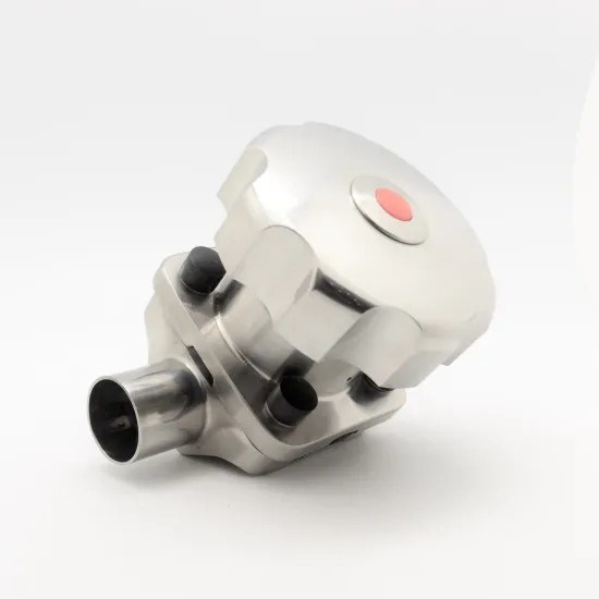 Sanitair Roestvrij staal 2 de Klep van het Manierdiafragma voor WaterVerwerkende industrie