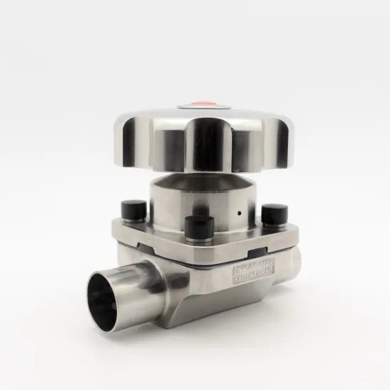 Sanitair Roestvrij staal 2 de Klep van het Manierdiafragma voor WaterVerwerkende industrie