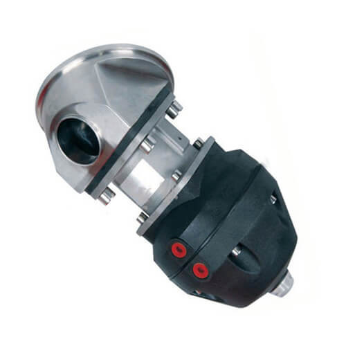 SS304 / SS316L Sanitarny zawór membranowy, zawór dolny zbiornika pneumatycznego