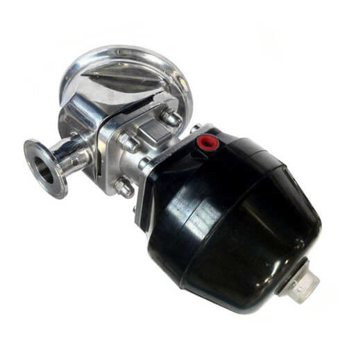 SS304 / SS316L Sanitarny zawór membranowy, zawór dolny zbiornika pneumatycznego