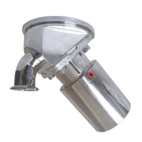 SS304 / SS316L Sanitarny zawór membranowy, zawór dolny zbiornika pneumatycznego