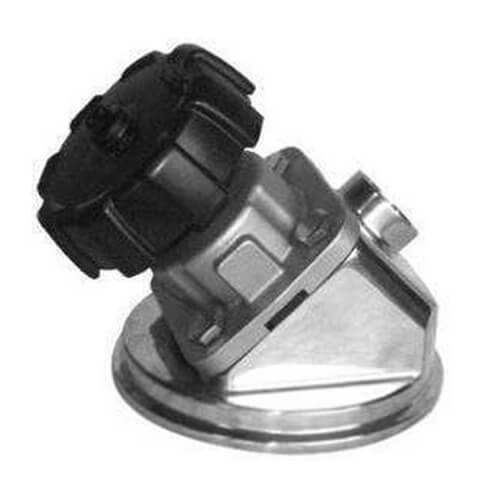 バット溶接関係の端が付いている衛生学のステンレス鋼 タンク底弁