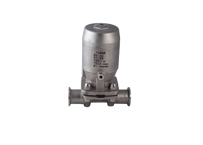 دليل / هوائي غشاء صمام درجة صحية الفولاذ المقاوم للصدأ صنع