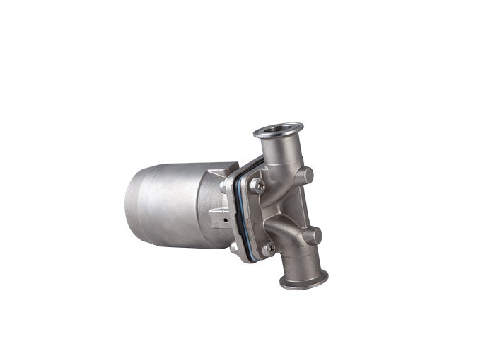 دليل / هوائي غشاء صمام درجة صحية الفولاذ المقاوم للصدأ صنع