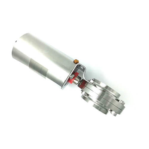 Vanne papillon inoxydable hygiénique de basse pression avec l'actionneur pneumatique