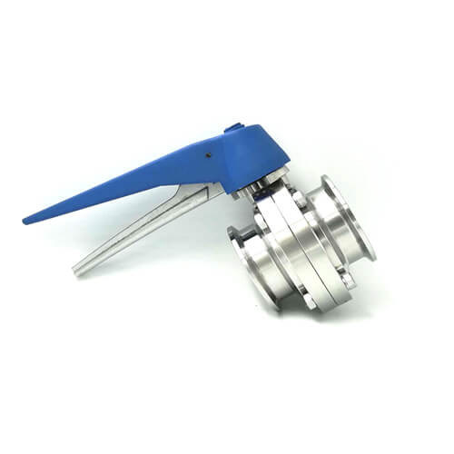 Odporny na korozję sanitarny zawór motylkowy dla przemysłu farmaceutycznego / chemicznego