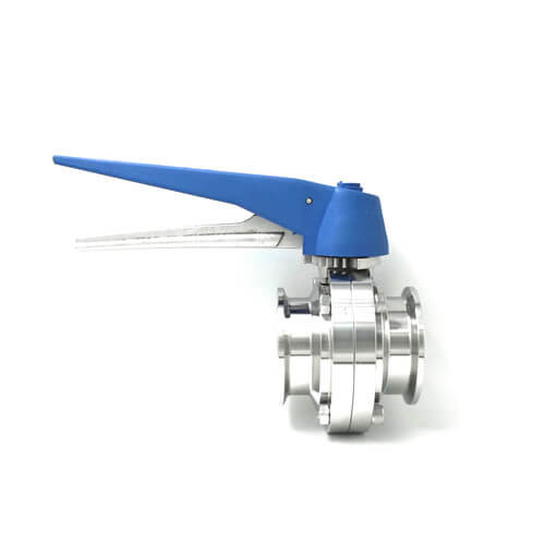 Odporny na korozję sanitarny zawór motylkowy dla przemysłu farmaceutycznego / chemicznego