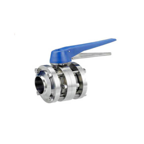 Zawór motylkowy ze stali nierdzewnej 304/316L Dostępne różne uchwyty Handle