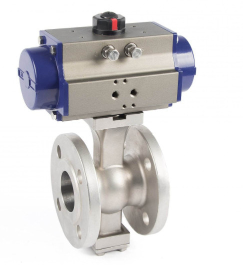 Zawór kulowy z czopem typu V do papierni / zakładów chemicznych / hut