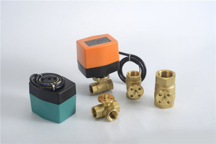 Zawór kulowy z napędem silnikowym IP55 do przemysłowych urządzeń chłodniczych