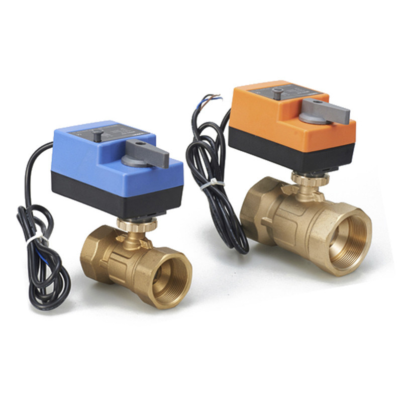 水位/フロー制御のための正確な2つの方法電気作動させた球弁