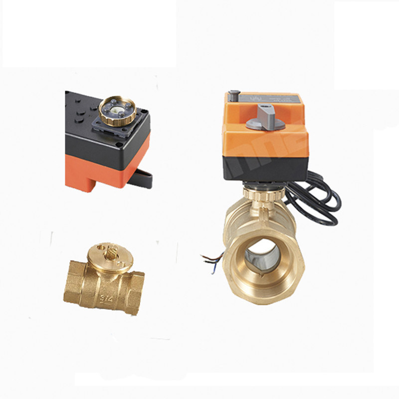 水位/フロー制御のための正確な2つの方法電気作動させた球弁
