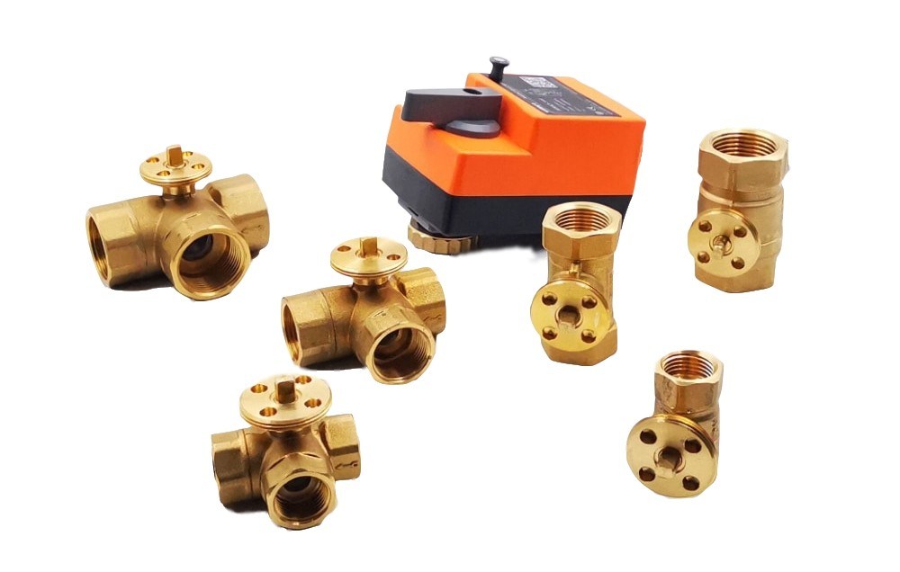 24V DN50 2の方法水処理システムのための電気作動させた球弁