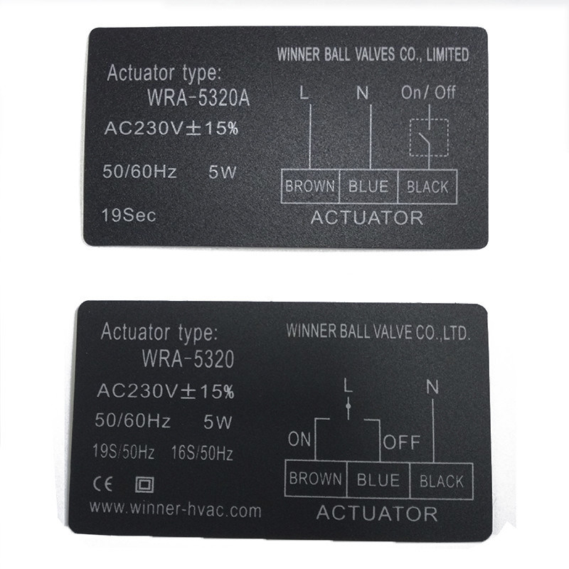 Válvula de control eléctrica bidireccional de la corriente DN25 para el sistema de calefacción