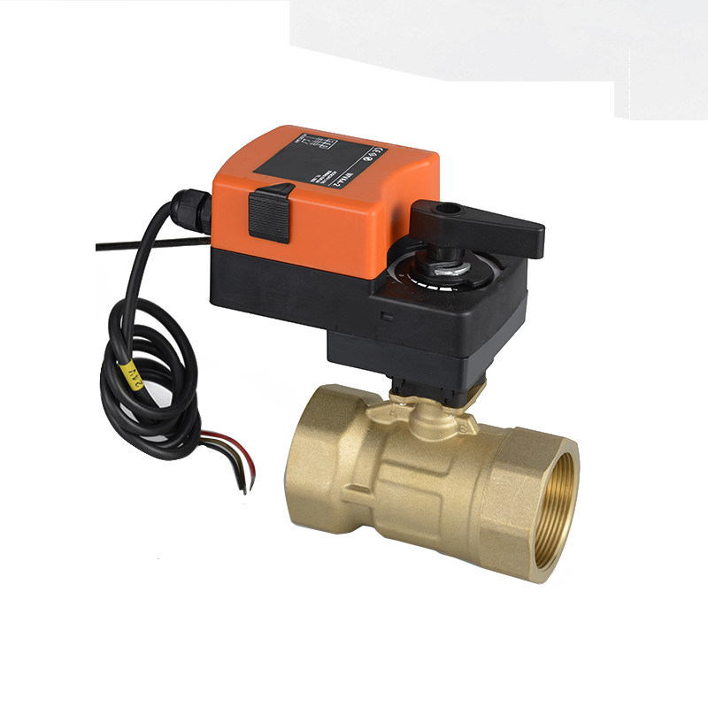 Vávula de bola actuada eléctrica del control proporcional para el sistema de tratamiento de aguas