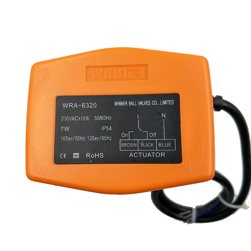 DN15 1/2のインチ2の方法電気作動させた球弁は、プラスチック ポリ塩化ビニールの球弁にモーターを備えた