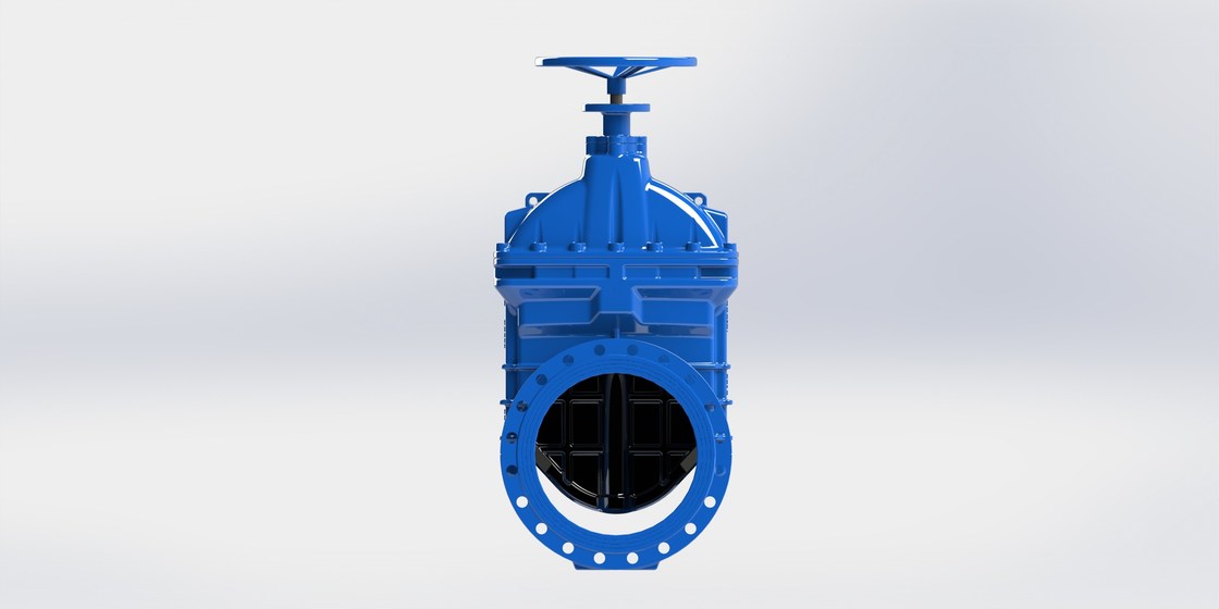 Válvula de puerta de agua del alto rendimiento, válvula de puerta asentada resistente de cuña