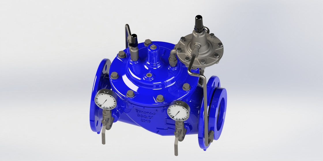 Industrieller Fluss-Begrenzungsventil, duktiles Eisen-Wasserstrom-Regelventil