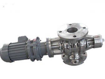 الكربون الصلب / الفولاذ المقاوم للصدأ صمام دوار فصل الحبوب وتفريغ الاستخدام