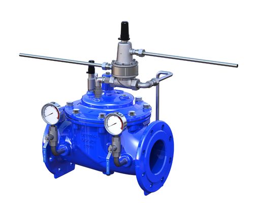 Ductile Iron Differential Pressure Control Valve SS304 Float Pilot Controlled
